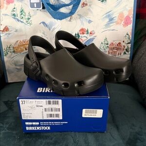 NWT Birkenstock Birki Flow EVA Black 37